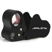 Asija Jewelers, 30X 60X 90X Illuminated Jewelers Eye Magnifier, Jewelry Magnifying Glass Loop